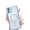 Newface Samsung Galaxy A06 Joke Simli Magneticsafe Kılıf - Mavi
