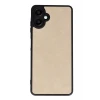 Newface Samsung Galaxy A06 Kılıf Aras Deri Kapak - Pudra