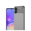 Newface Samsung Galaxy A06 Kılıf Auto Focus Karbon Kapak - Gri
