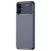 Newface Samsung Galaxy A06 Kılıf Auto Focus Karbon Kapak - Lacivert