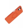 Newface Samsung Galaxy A06 Regal Magsafe Standlı Kapak - Turuncu