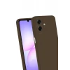 Newface Samsung Galaxy A07 4G First Silikon - Kahverengi