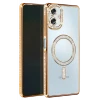 Newface Samsung Galaxy A07 4G Joke Simli Magneticsafe Kılıf - Gold