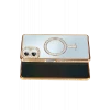 Newface Samsung Galaxy A07 4G Joke Simli Magneticsafe Kılıf - Gold