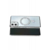 Newface Samsung Galaxy A07 4G Joke Simli Magneticsafe Kılıf - Gümüş