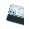 Newface Samsung Galaxy A07 4G Joke Simli Magneticsafe Kılıf - Mavi