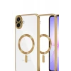 Newface Samsung Galaxy A07 4G Kross Magneticsafe Kapak - Gold