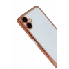 Newface Samsung Galaxy A07 4G Razer Lensli Silikon - Çöl Titanyum