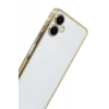 Newface Samsung Galaxy A07 4G Razer Lensli Silikon - Gold