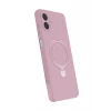 Newface Samsung Galaxy A07 4G Regal Magsafe Standlı Kapak - Açık Pembe