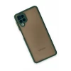 Newface Samsung Galaxy A12 Kılıf Montreal Silikon Kapak - Yeşil