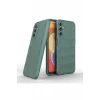 Newface Samsung Galaxy A14 4G Kılıf Optimum Silikon - Koyu Yeşil