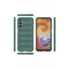 Newface Samsung Galaxy A14 4G Kılıf Optimum Silikon - Koyu Yeşil