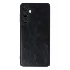 Newface Samsung Galaxy A16 5G Kılıf Aras Deri Kapak - Siyah