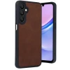 Newface Samsung Galaxy A16 5G Kılıf Aras Deri Kapak - Taba