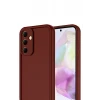 Newface Samsung Galaxy A17 5G Viera Silikon - Bordo