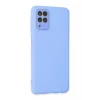 Newface Samsung Galaxy A22 Kılıf Lansman Glass Kapak - Mavi