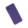 Newface Samsung Galaxy A22 Kılıf Nano içi Kadife Silikon - Mor