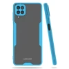 Newface Samsung Galaxy A22 Kılıf Platin Silikon - Mavi