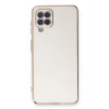 Newface Samsung Galaxy A22 Kılıf Volet Silikon - Beyaz