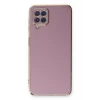 Newface Samsung Galaxy A22 Kılıf Volet Silikon - Mor
