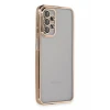 Newface Samsung Galaxy A23 4G Kılıf Razer Lensli Silikon - Gold