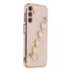 Newface Samsung Galaxy A24 4G Kılıf Esila Silikon - Pudra