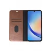 Newface Samsung Galaxy A24 4G Kılıf Trend S Plus Kapaklı Kılıf - Taba