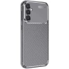 Newface Samsung Galaxy A26 Kılıf Auto Focus Karbon Kapak - Gri