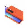 Newface Samsung Galaxy A26 Regal Magsafe Standlı Kapak - Turuncu