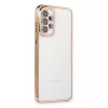 Newface Samsung Galaxy A33 5G Kılıf Razer Lensli Silikon - Gold