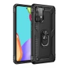 Newface Samsung Galaxy A33 5G Kılıf Sofya Yüzüklü Silikon Kapak - Siyah