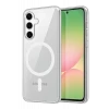 Newface Samsung Galaxy A35 5G Combo Sert Şeffaf Magsafe Kapak - Şeffaf