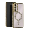 Newface Samsung Galaxy A35 5G Joke Simli Magneticsafe Kılıf - Gold