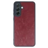 Newface Samsung Galaxy A35 5G Kılıf Aras Deri Kapak - Bordo
