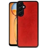 Newface Samsung Galaxy A36 Kılıf Aras Deri Kapak - Kırmızı