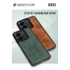 Newface Samsung Galaxy A36 Kılıf Aras Deri Kapak - Siyah