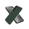 Newface Samsung Galaxy A36 Kılıf First Silikon - Koyu Yeşil
