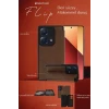 Newface Samsung Galaxy A36 Kılıf Flip Cover - Kırmızı