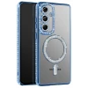 Newface Samsung Galaxy A37 5G Joke Simli Magneticsafe Kılıf - Mavi