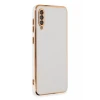 Newface Samsung Galaxy A50 Kılıf Volet Silikon - Beyaz