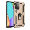 Newface Samsung Galaxy A52 Kılıf Sofya Yüzüklü Silikon Kapak - Gold