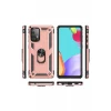 Newface Samsung Galaxy A52 Kılıf Sofya Yüzüklü Silikon Kapak - Rose