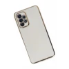 Newface Samsung Galaxy A52 Kılıf Volet Silikon - Beyaz