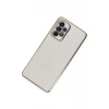 Newface Samsung Galaxy A52 Kılıf Volet Silikon - Beyaz