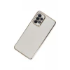 Newface Samsung Galaxy A52 Kılıf Volet Silikon - Beyaz