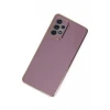 Newface Samsung Galaxy A52 Kılıf Volet Silikon - Mor