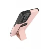 Newface Samsung Galaxy A53 5G Kılıf Mega Standlı Silikon - Pudra