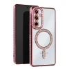 Newface Samsung Galaxy A55 5G Joke Simli Magneticsafe Kılıf - Pembe
