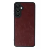 Newface Samsung Galaxy A55 5G Kılıf Aras Deri Kapak - Bordo